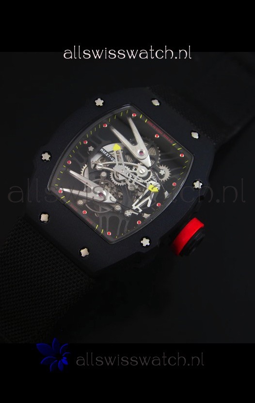 IMG_9081 Richard Mille RM027 Tourbillon Rafael Nadal Edition in PVD Casing Replica 8