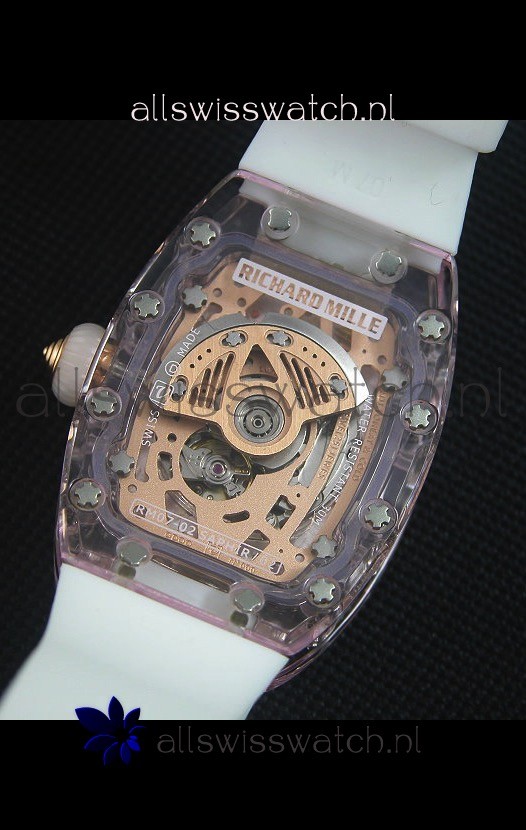 IMG_9081 Richard Mille RM07-02 Sapphir Ladiesin Blue Pearl Dial Replica 8
