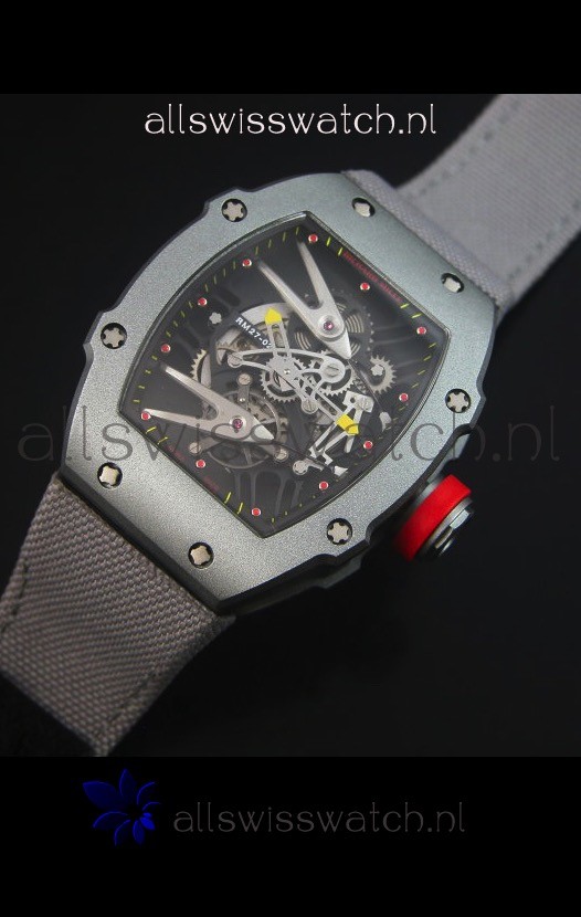 IMG_9081 Richard Mille RM027 Tourbillon Rafael Nadal Edition in Titanium Case Replica 8