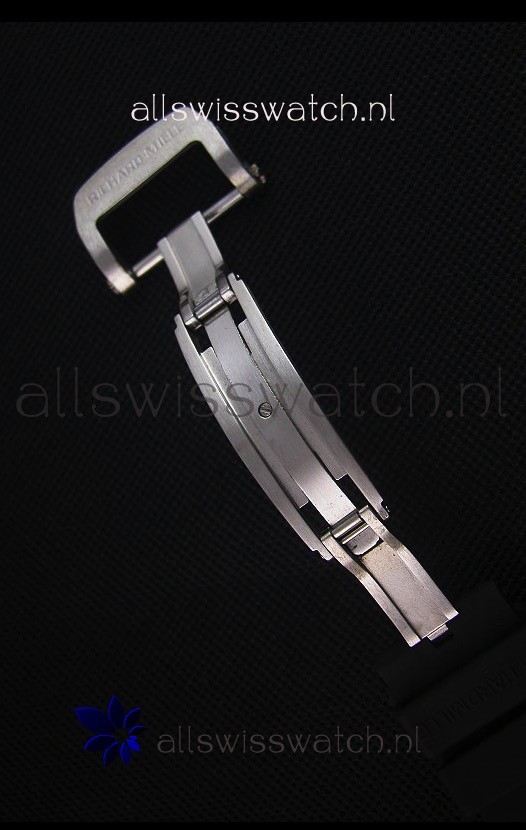IMG_9081 Richard Mille RM053 Tourbillon Pablo Mac Donoughin Titanium Case Black Strap Replica 8
