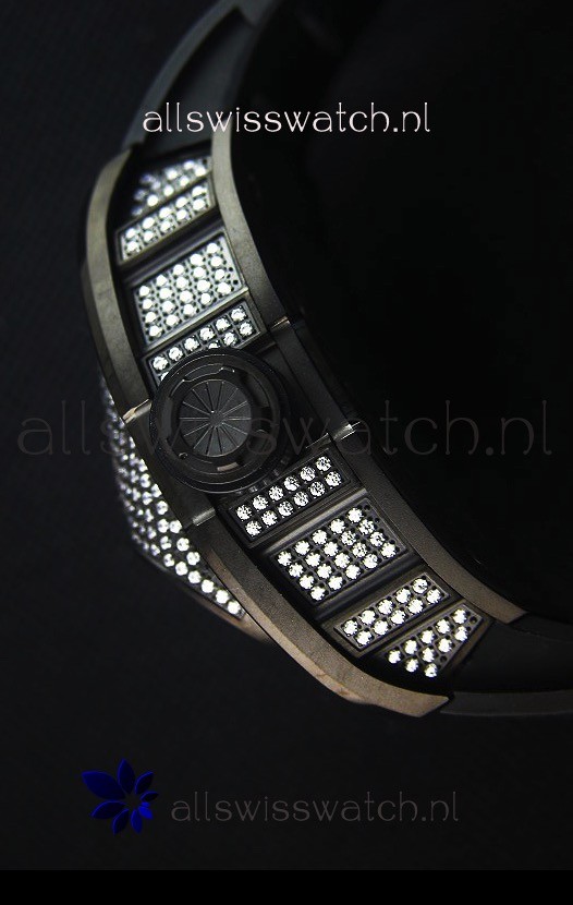 IMG_9081 Richard Mille RM053 Tourbillon Pablo Mac Donoughin PVD Case Replica 8