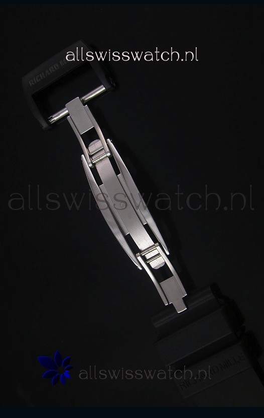 IMG_9081 Richard Mille RM059 Yohan Blake Forged Carbon Casein Green Bezel Replica 8