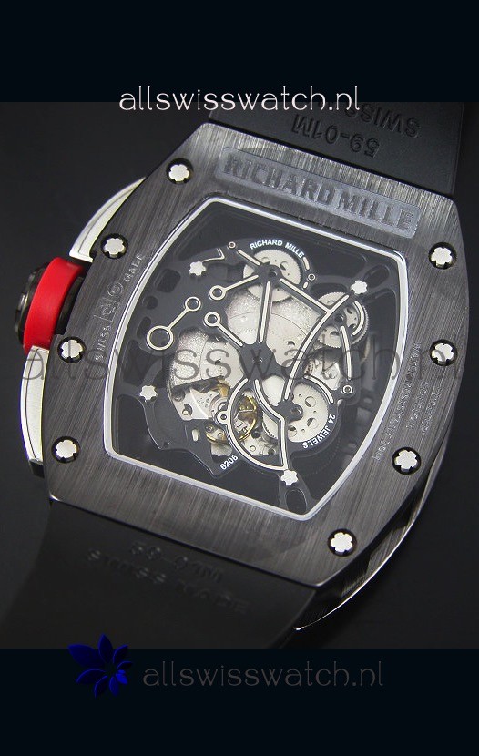 IMG_9081 Richard Mille RM061 Ceramic Case Red Bezel Replica 8