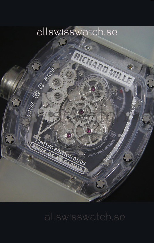 IMG_9081 Richard Mille RM56-01 AN Saphir White Edition Replica 8