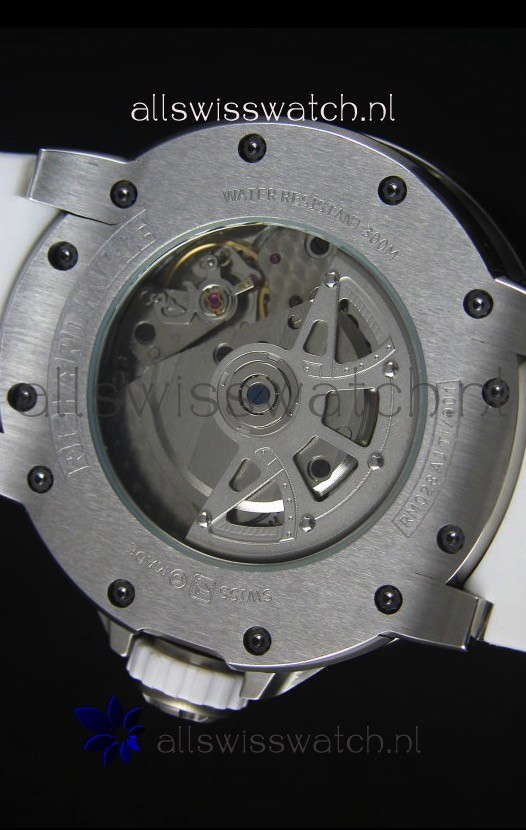 IMG_9081 Richard Mille RM028 Automatic Diver'sin White Replica 8