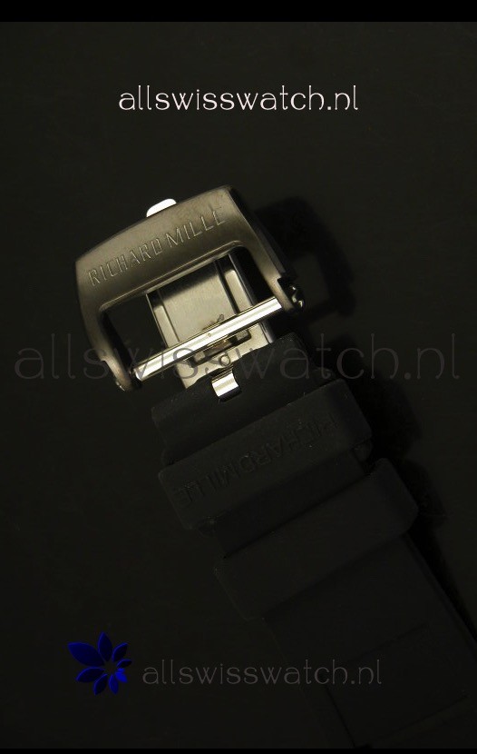 IMG_9081 Richard Mille RM036 Jean Todt Forged Carbon Bezel Titanium - Red Edition Replica 8