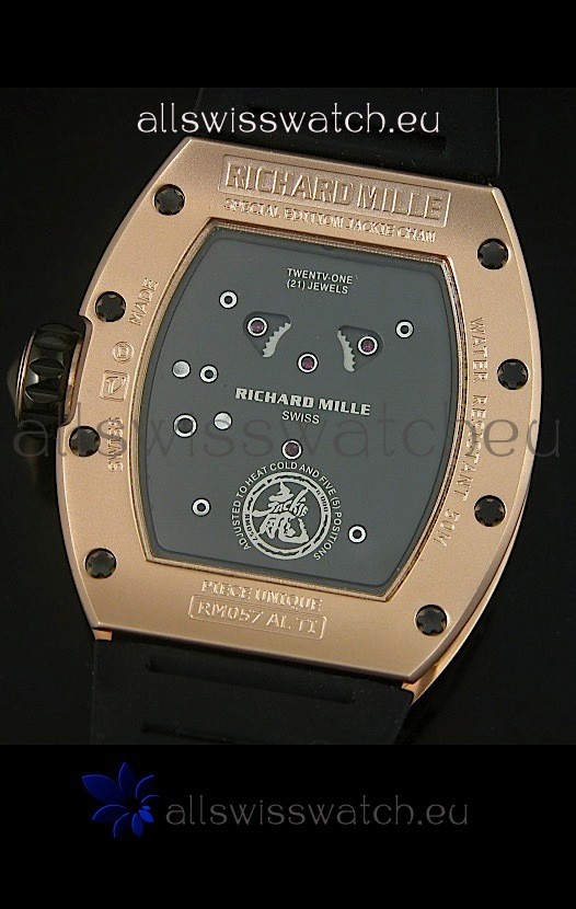 IMG_9081 Richard Mille RM057 Tourbillon Jackie Chanin Pink Gold Replica 8