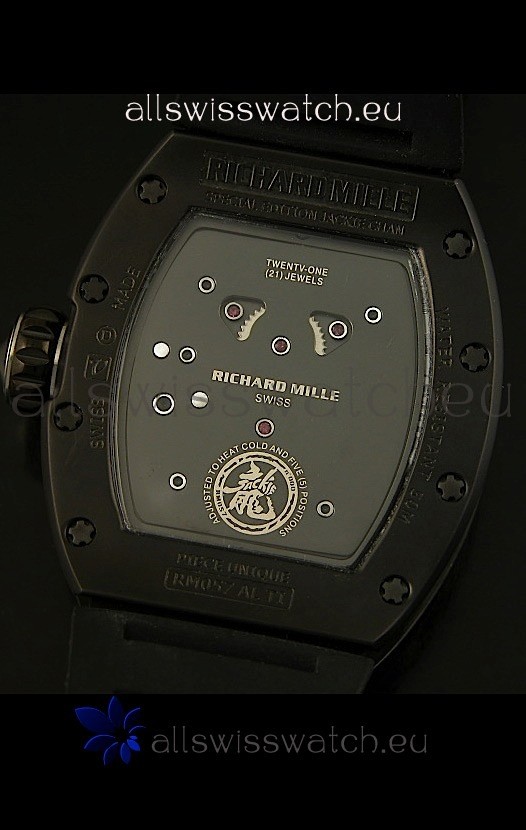 IMG_9081 Richard Mille RM057 Tourbillon Jackie Chanin PVD Case Replica 8