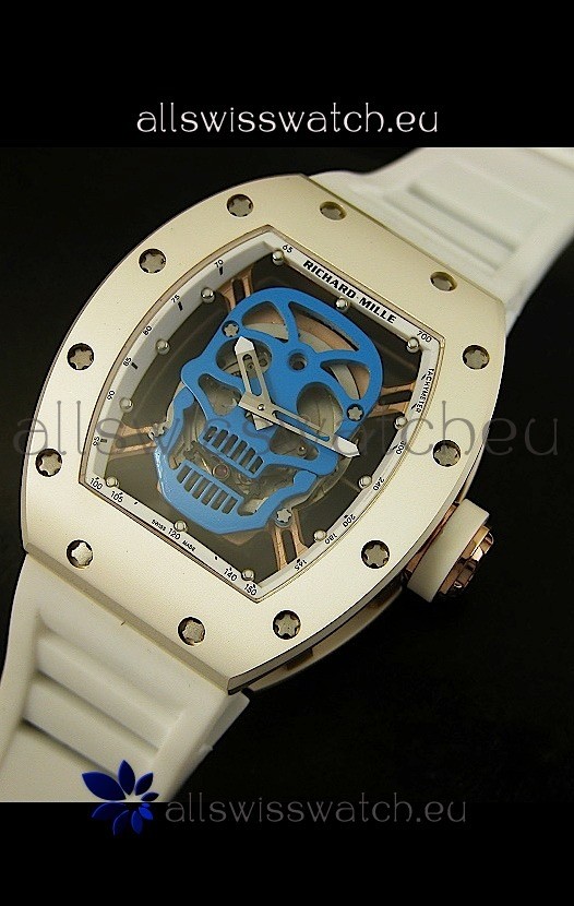 IMG_9081 Richard Mille RM052 Skull TourbillonCeramic Case Replica 8