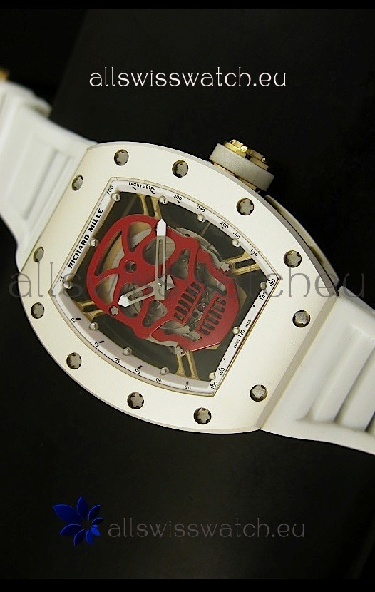 IMG_9081 Richard Mille RM052 Skull TourbillonCeramic Case Replica 8