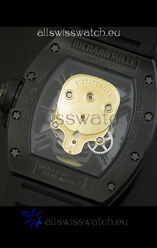 IMG_9081 Richard Mille RM052 Skull Tourbillonin PVD Case Replica 8