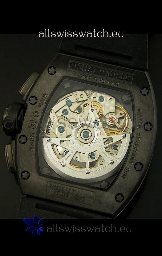 IMG_9081 Richard Mille Filippe Massa Edition Titanium in PVD Case Replica 8
