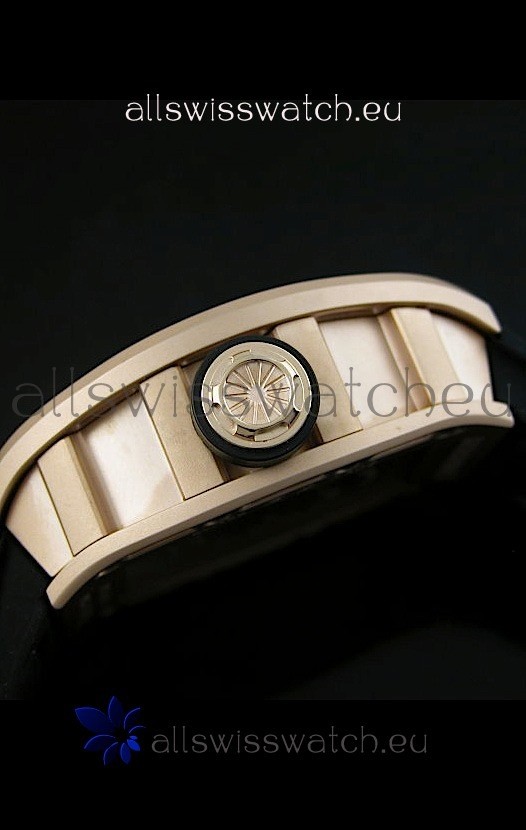 IMG_9081 Richard Mille RM052 Skull Tourbillonin Pink Gold Casing Replica 8