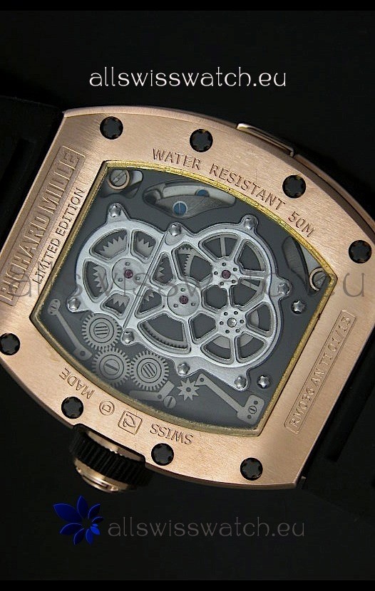 IMG_9081 Richard Mille RM002 Power Reserve Tourbillonin Pink Gold Case Replica 8