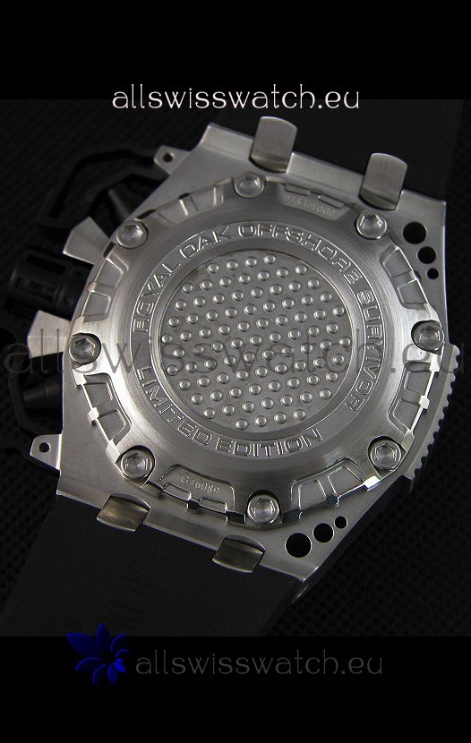 IMG_9081 Audemars Piguet Royal Oak Survivor Chronograph Quartz in Black Dial Replica 8