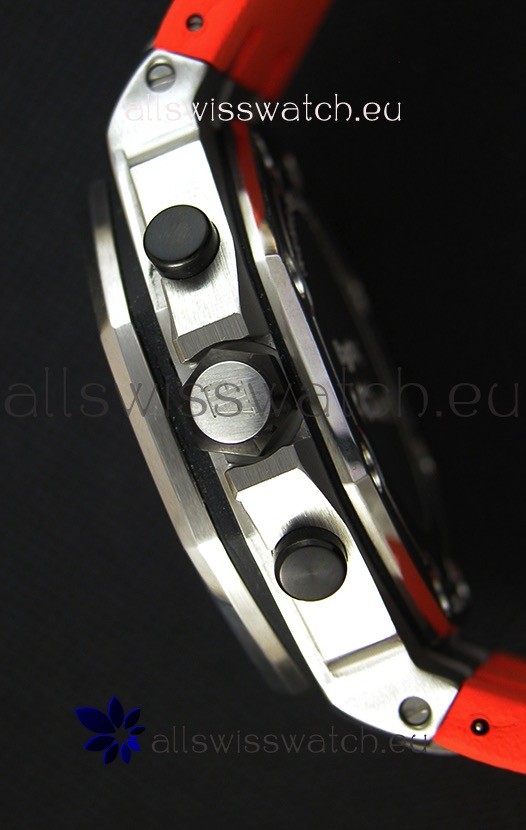 IMG_9081 Audemars Piguet Royal Oak Offshore Diver Chronograph Quartz in Orange Replica 8