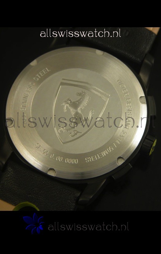 IMG_9081 Scuderia Ferrari Heritage Chronograph in Black Steel Replica 8