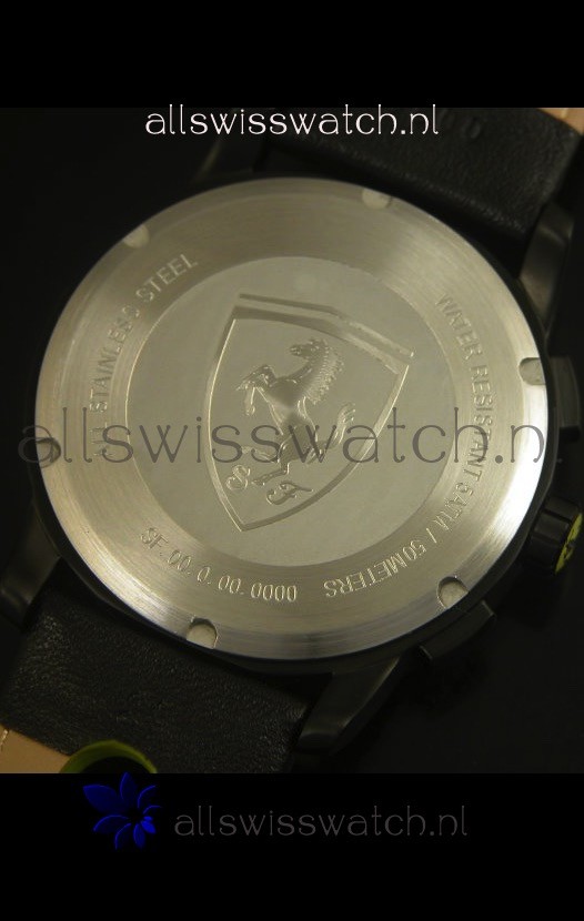IMG_9081 Scuderia Ferrari Heritage SF107 Chronograph in Black Steel Replica 8