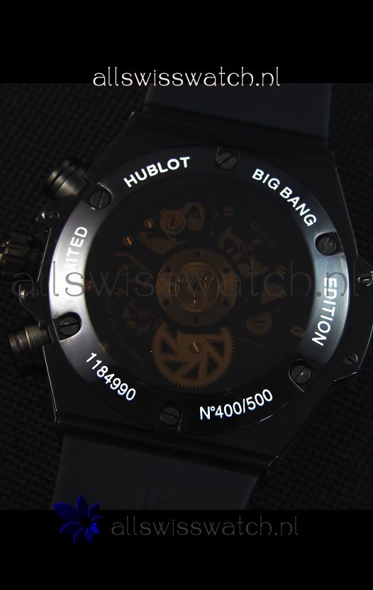 IMG_9081 Hublot Big Bang Unico All Black Sapphire Quartz 45MM Replica 8