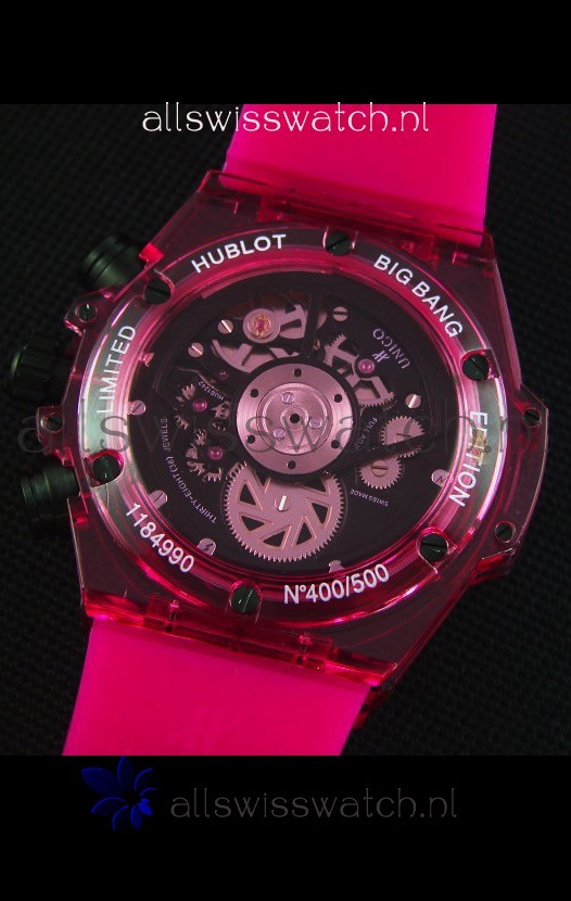 IMG_9081 Hublot Big Bang Unico Red Sapphire Quartz 45MM Replica 8