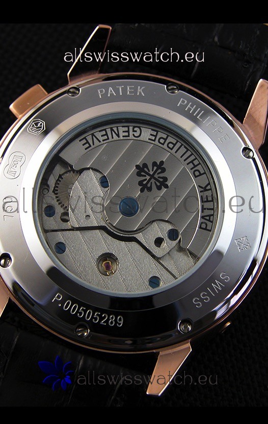 IMG_9081 Patek Philippe Tourbillon in Pink Gold Case Black dial Replica 8