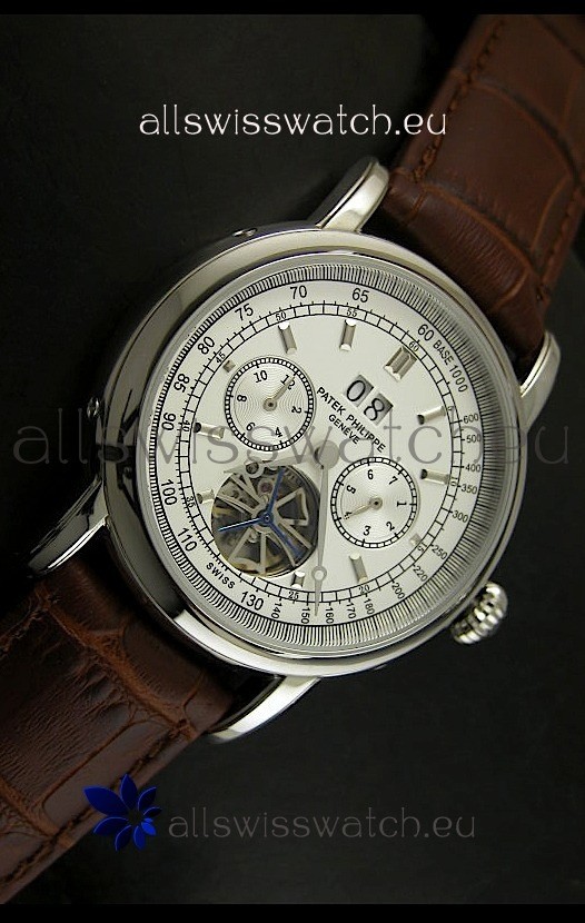 IMG_9081 Patek Philippe Complications Tourbillon in Steel Replica 8