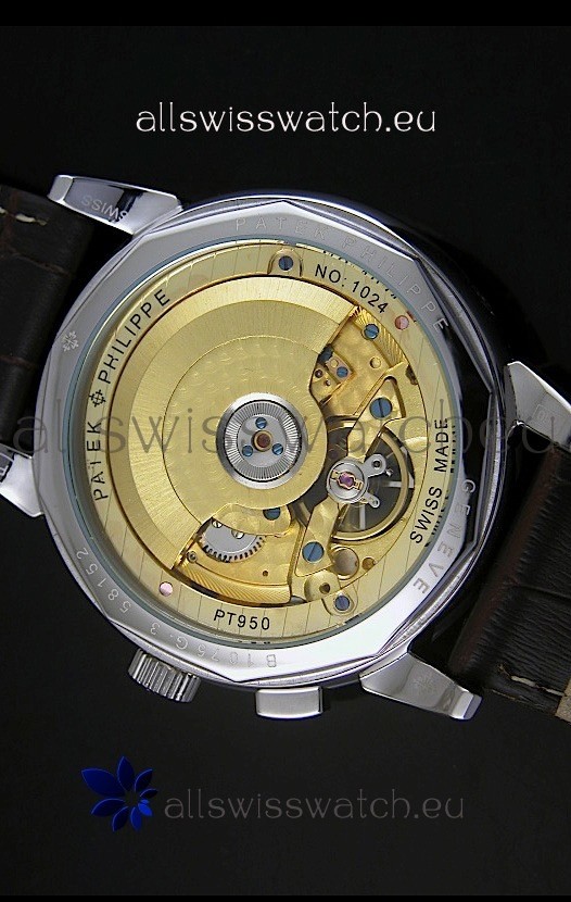 Patek Philippe Grand Complications Tourbillon Automatic in Steel Replica 8