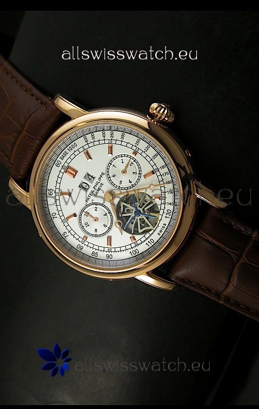 IMG_9081 Patek Philippe Complications Tourbillon in Pink Gold Replica 8