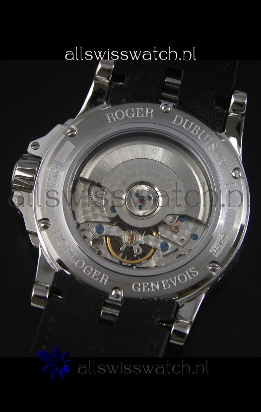 IMG_9081 Roger Dubuis Excalibur Calendar in Black Dial Replica 8