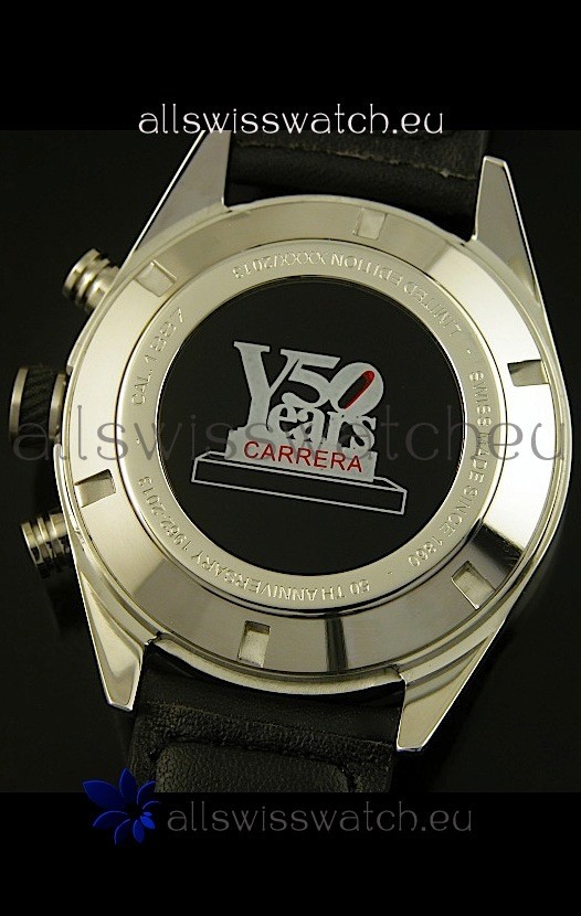 IMG_9081 Tag Heuer Carrera Calibre 36 Flyback Black Dial - Quartz Movement Replica 8