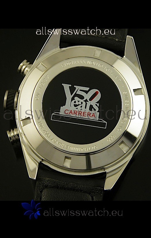 IMG_9081 Tag Heuer Carrera Calibre 36 Flyback White Dial - Quartz Movement Replica 8