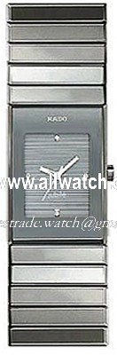 Rado R21480712 Ladies Quartz Platinum-tone Ceramic
