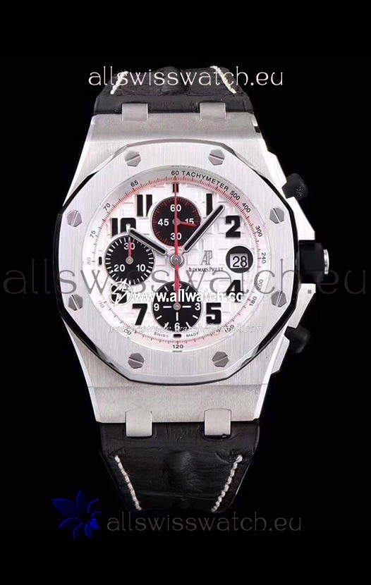 Audemars Piguet Royal Oak Offshore Chronograph Panda - 1:1 Mirror Ultimate Edition - Updated Version with 3126 Movement