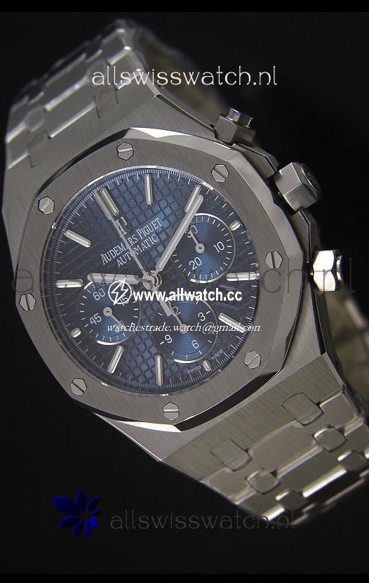 Audemars Piguet Roal Oak in Blue Dial 1:1 Mirror