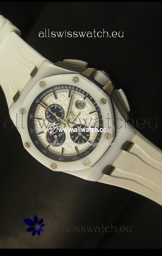 Audemars Piguet Royal Oak Offshore White Ceramic 1:1 Mirror Ultimate Edition