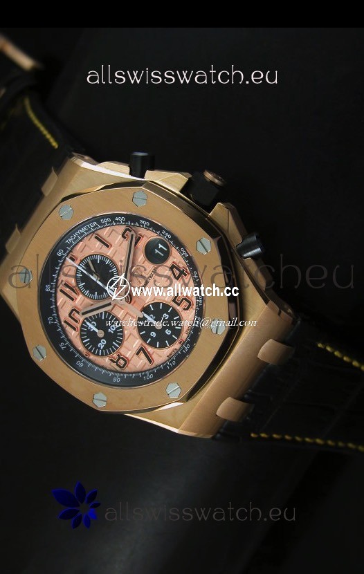 Audemars Piguet Royal Oak Offshore THEMES Pink Gold Casing 
