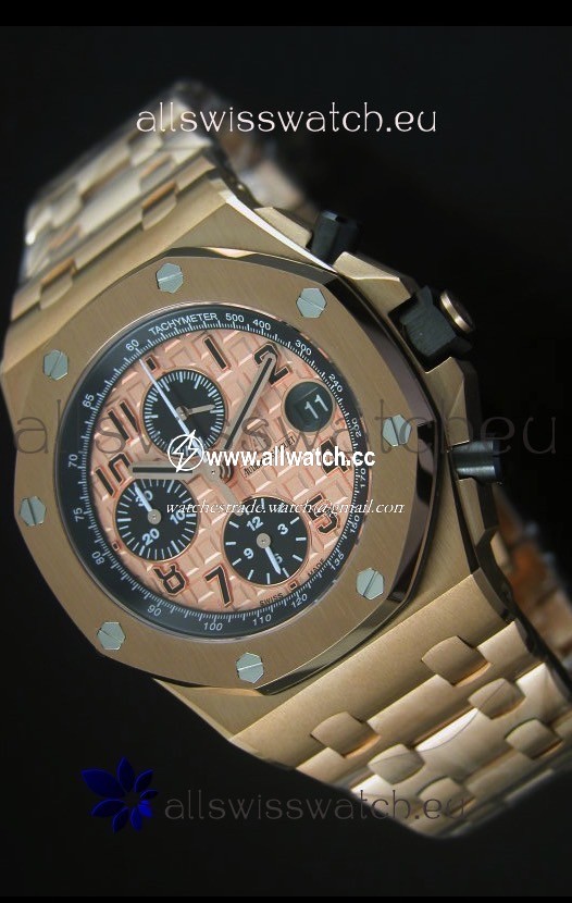 Audemars Piguet Royal Oak Offshore THEMES Pink Gold Casing 