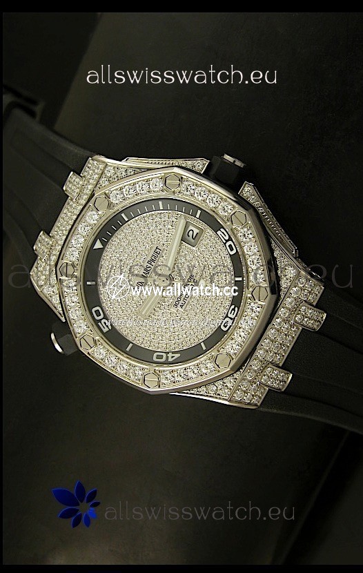 Audemars Piguet Royal Oak Offshore Diver - Iced out Edition