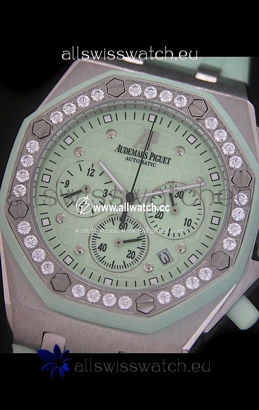 Audemars Piguet Royal Oak Offshore Lady Alinghi in Light Green Dial