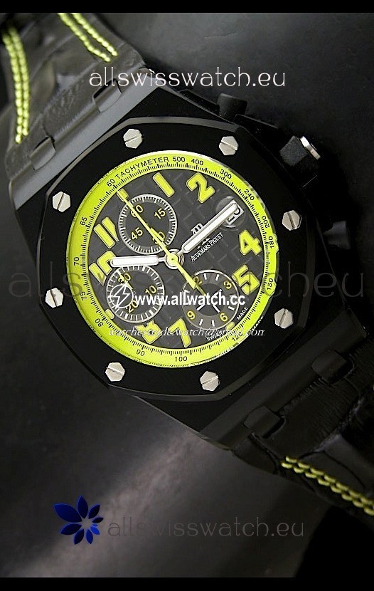 Audemars Piguet Royal Oak Offshore Bumble Bee Edition - Secs hands at 12 O Clock