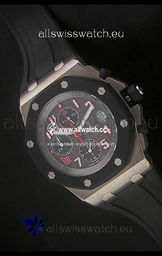 Audemars Piguet Royal Oak Offshore Orchard Road - Secs hands at 12 O clock
