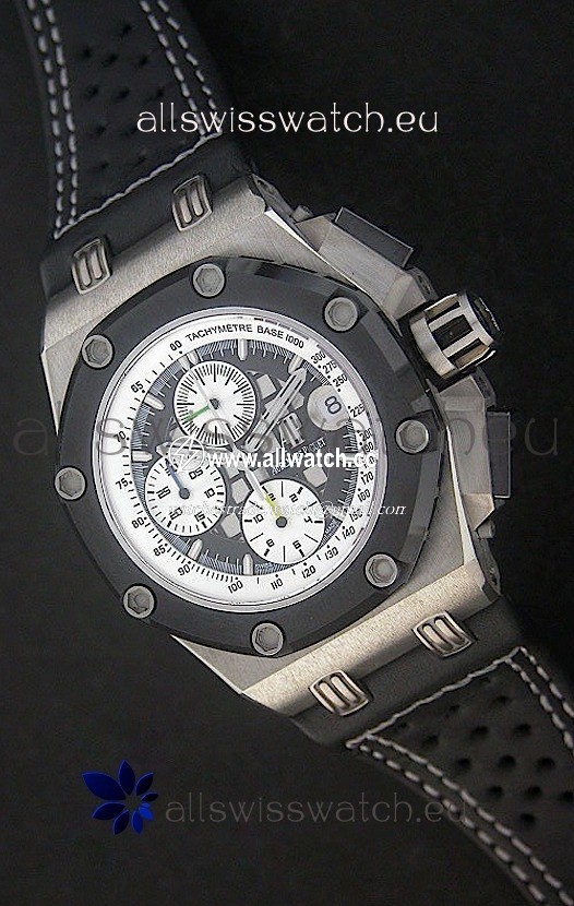Audemars Piguet Royal Oak Offshore Rubens Barrichello Titanium - Secs hand 12 O Clock