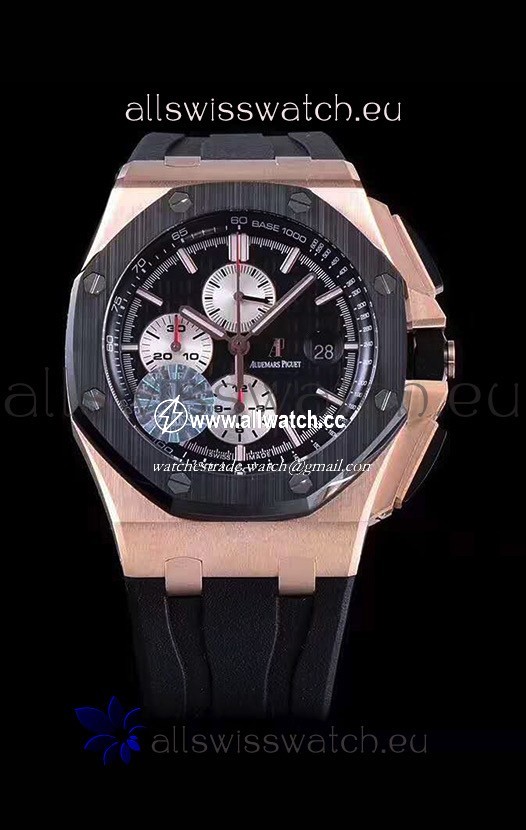 Audemars Piguet Royal Oak Offshore 44MM Pink Gold 1:1 Mirror 904L Steel