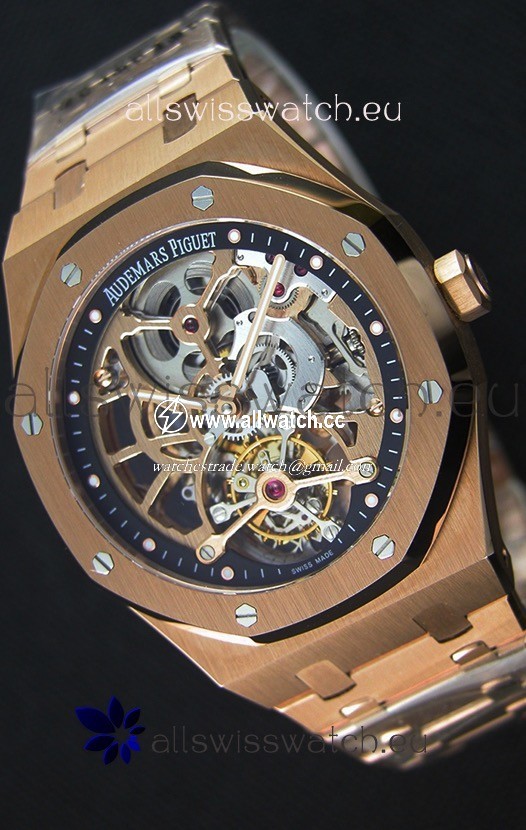 Audemars Piguet Royal Oak Tourbillon Extra-Thin Openworked Rose Gold