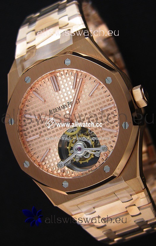 Audemars Piguet Royal Oak Tourbillon 41mm Extra-Thin Pink Gold Dial