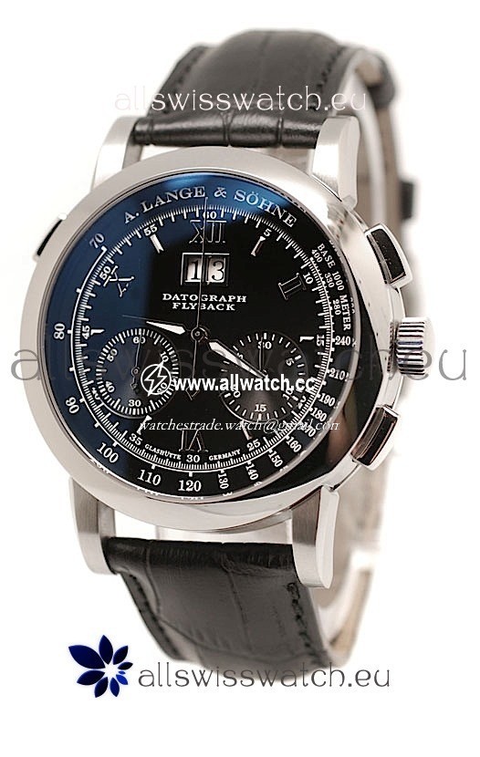 A. Lange & Sohne Datograph Flybackin Black Dial