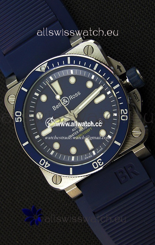 Bell & Ross BR03-92 Diver Blue1:1 Mirror