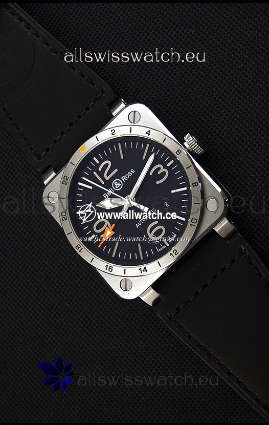 Bell & Ross BR03-93 GMT Steel1:1 Edition 42MM
