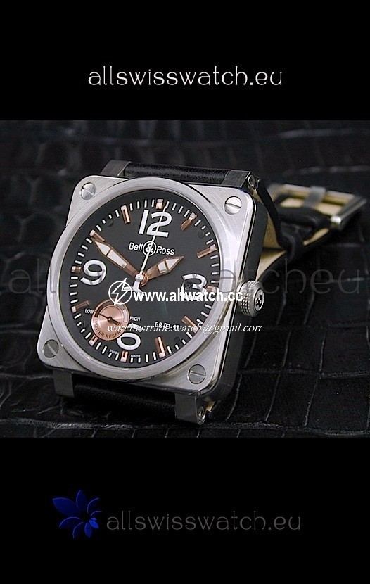 Bell and Ross BR013 97 Power Reserve in Black Dial