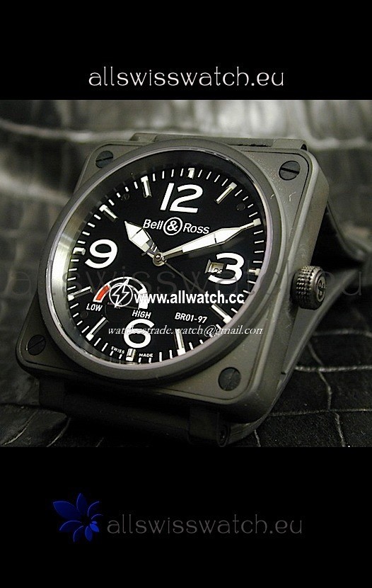 Bell and Ross BR013 97 Power Reservein Black dial